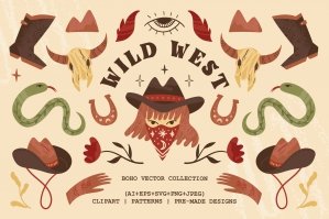 Wild West | Clipart And Patterns