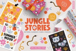 Jungle Stories Kit - 104 Elements