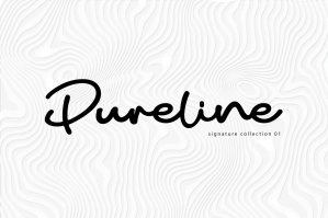 Pureline - Modern Signature Font