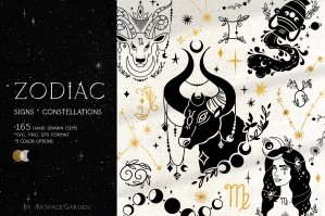 Mystical Zodiac Constellations