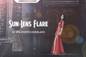 33 Sun Lens Flare Photo Overlays