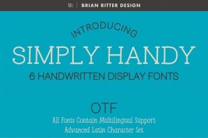 Simply Handy - Handwritten Fonts