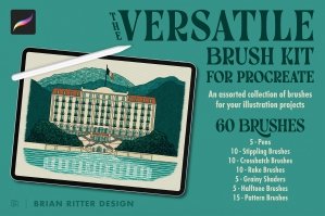 Versatile Brush Kit For Procreate