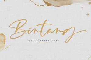 Bintang | Sweet Calligraphy Font