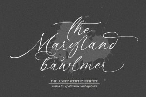 Maryland Bawlmer - Luxurious Script Font