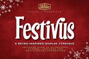 Festivus | Retro Holiday Type