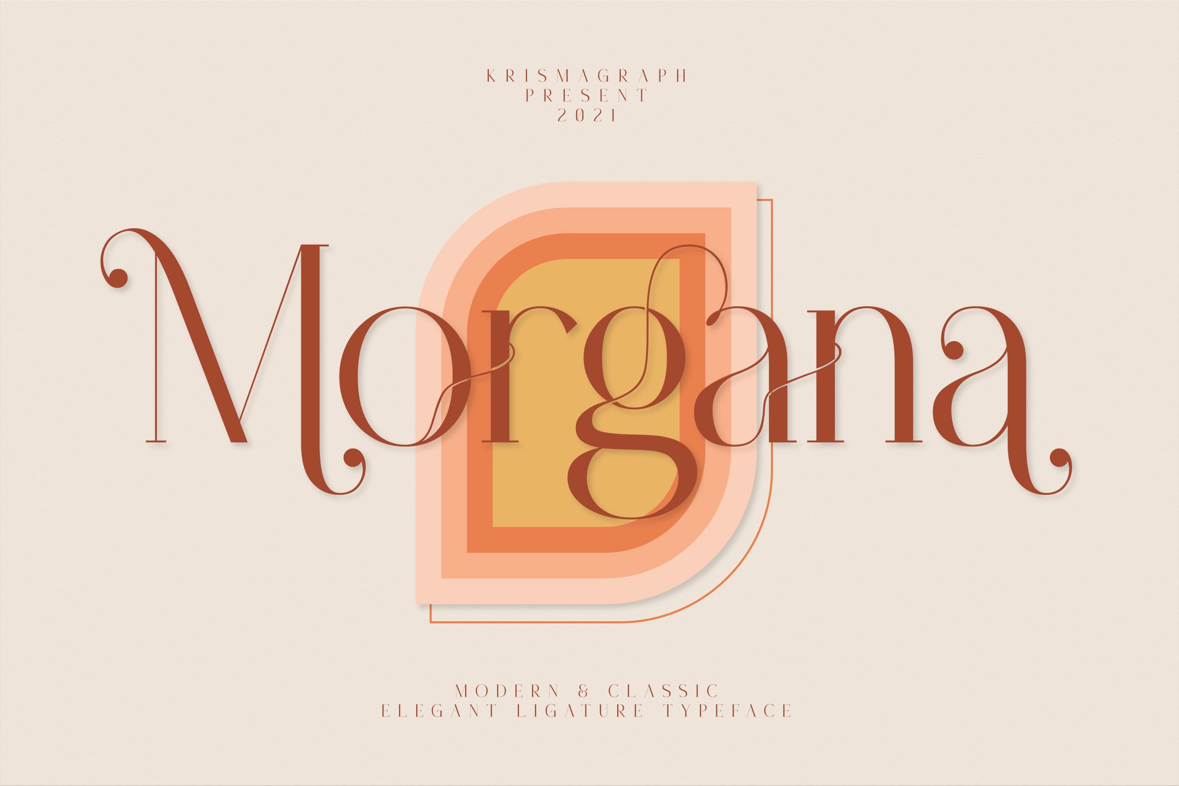 Morgana | Elegant Ligature Typeface - Design Cuts