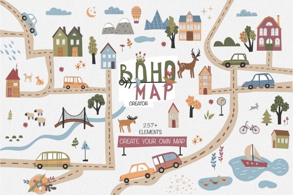 Kids Map Creator - City & Vehicles