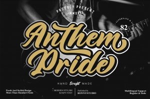 Anthem Pride - Modern Script Font