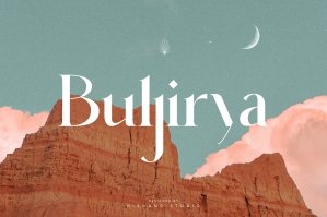 Buljirya Modern Serif Font