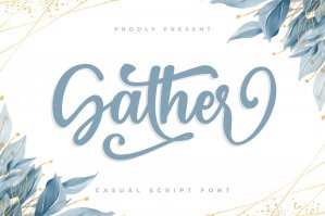 Gather - Craft Font