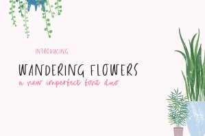 Wandering Flowers Font