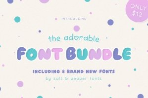 The Adorable Font Bundle