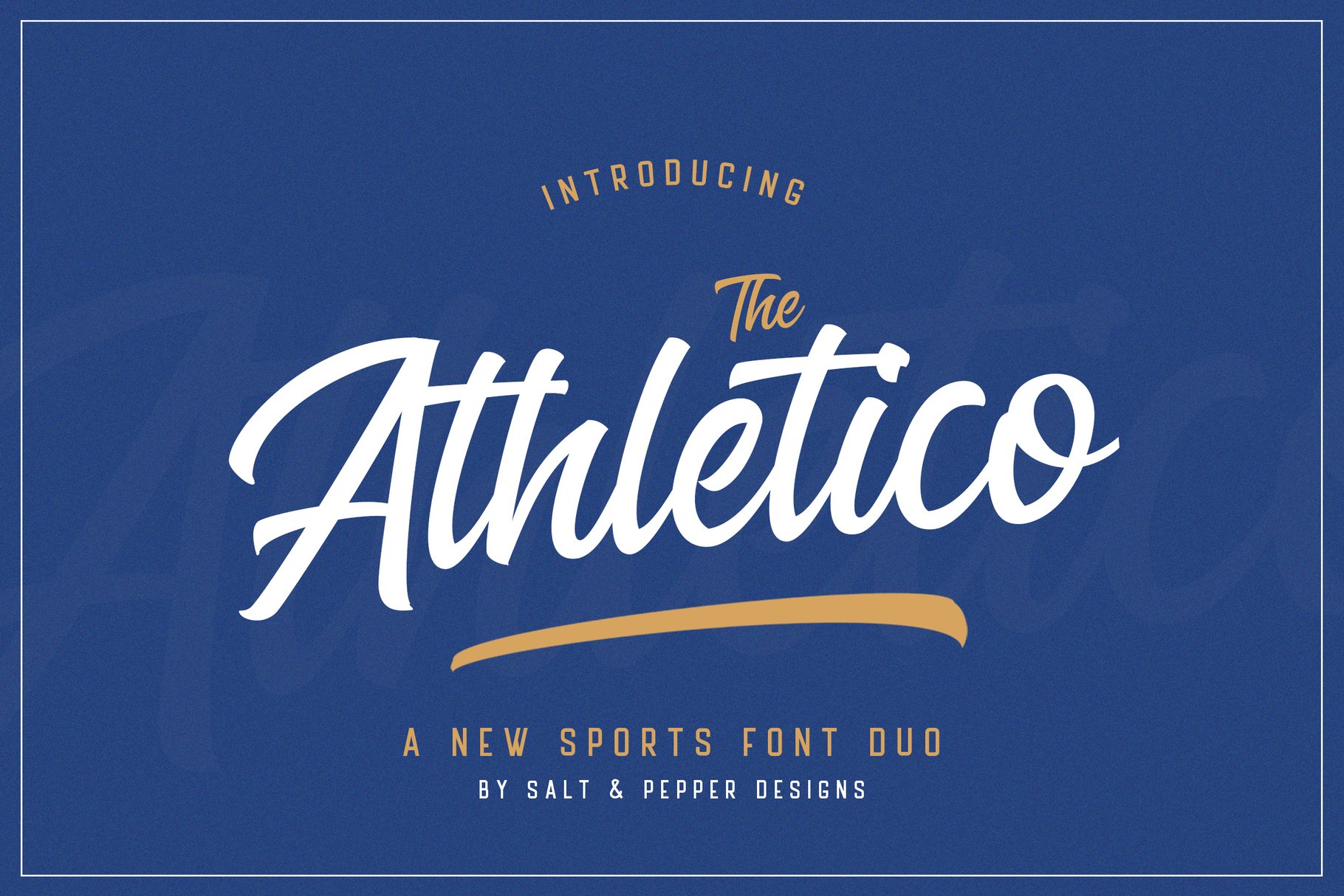 The Athletico Script Font Duo - Design Cuts