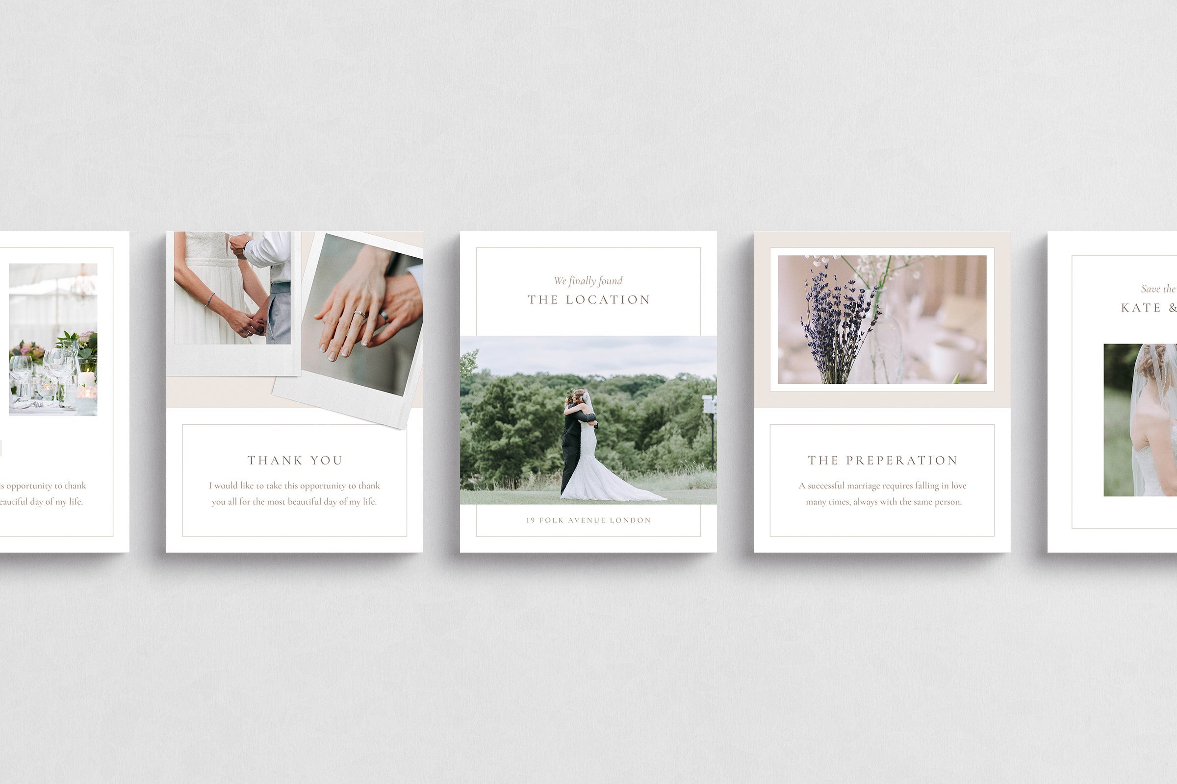 Wedding Social Media Pack - Design Cuts