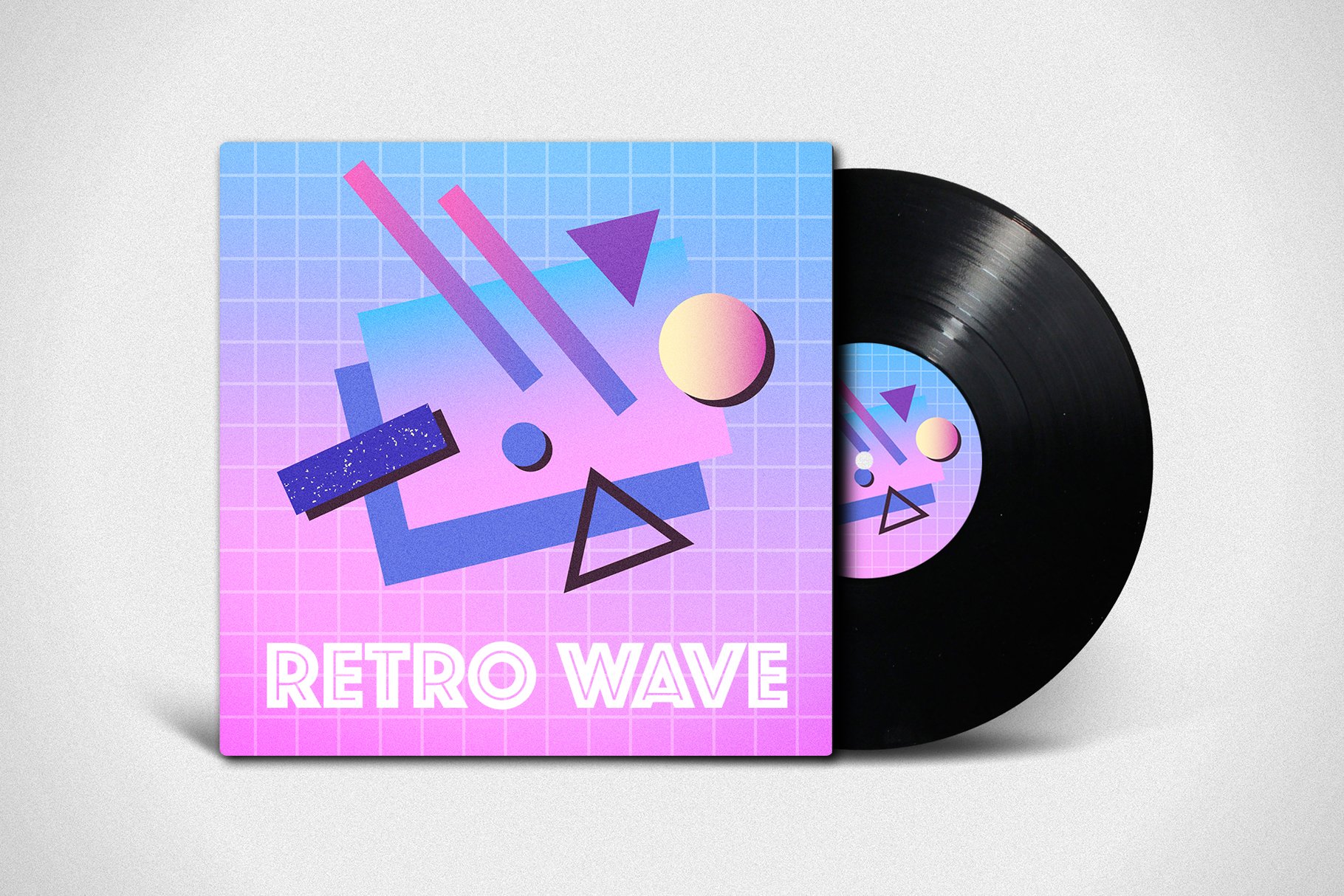 80s Retro Geometry And Gradients Vector Collection