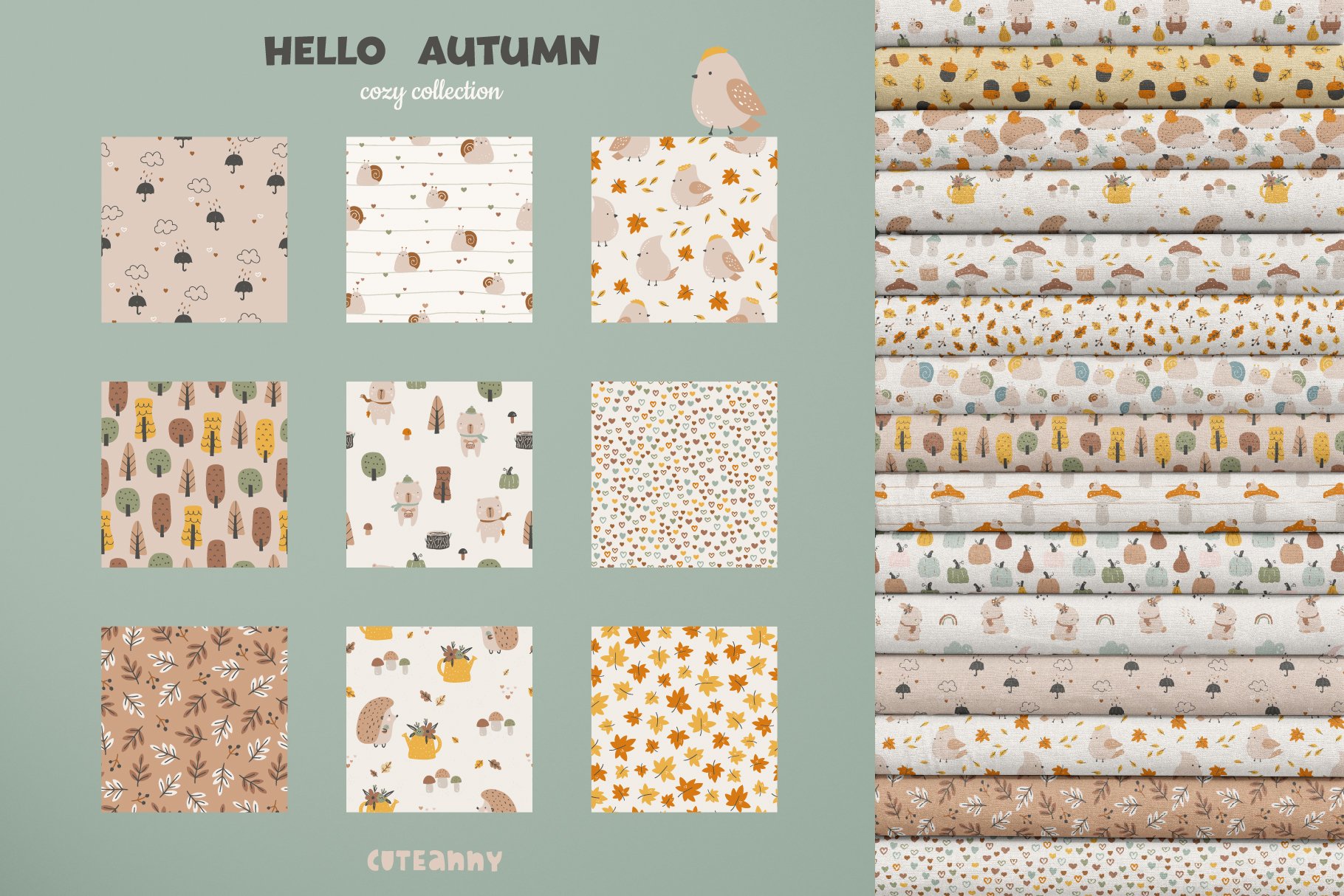 Hello Autumn - Kids Graphic Collection - Design Cuts