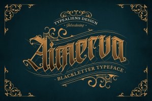 Aimerva Typeface