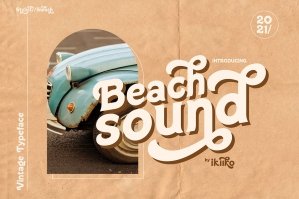 Beach Sound - Vintage Typeface