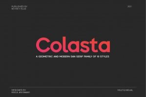 Colasta - Modern San Serif