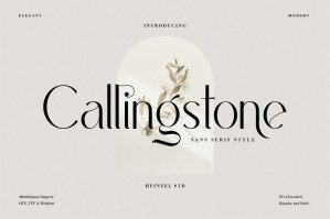 Callingstone - Modern Sans Serif