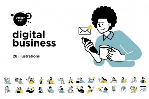 Digital Business Concept Illustrations 3