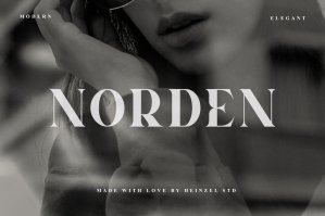 Norden - Modern All Caps Serif Font