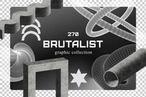 Brutalist Concrete Elements