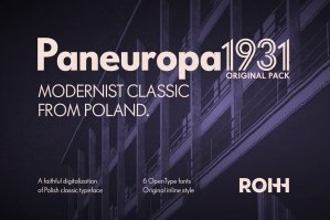 Paneuropa 1931 - Original Pack