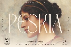 Peskia - Modern Typeface