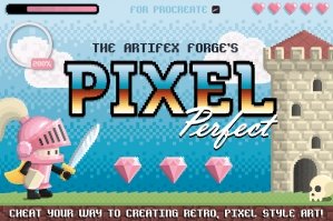 Pixel Perfect - 8-bit Tool Kit - Procreate