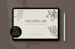 Fine Liners Procreate Brushes Plus Ink