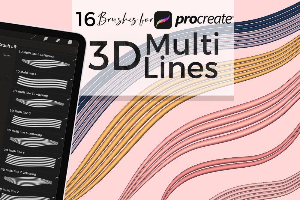 Marker Brushes for Procreate 5 - Design Cuts