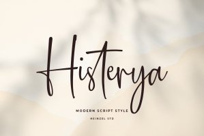 Histerya Modern Script