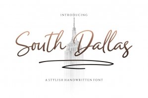 South Dallas - Signature Font