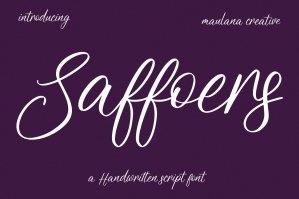 Saffoers Script Font