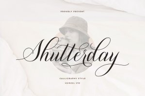 Shutterday - Modern Calligraphy Font
