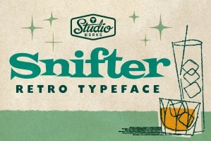 Snifter | Retro Party Typeface