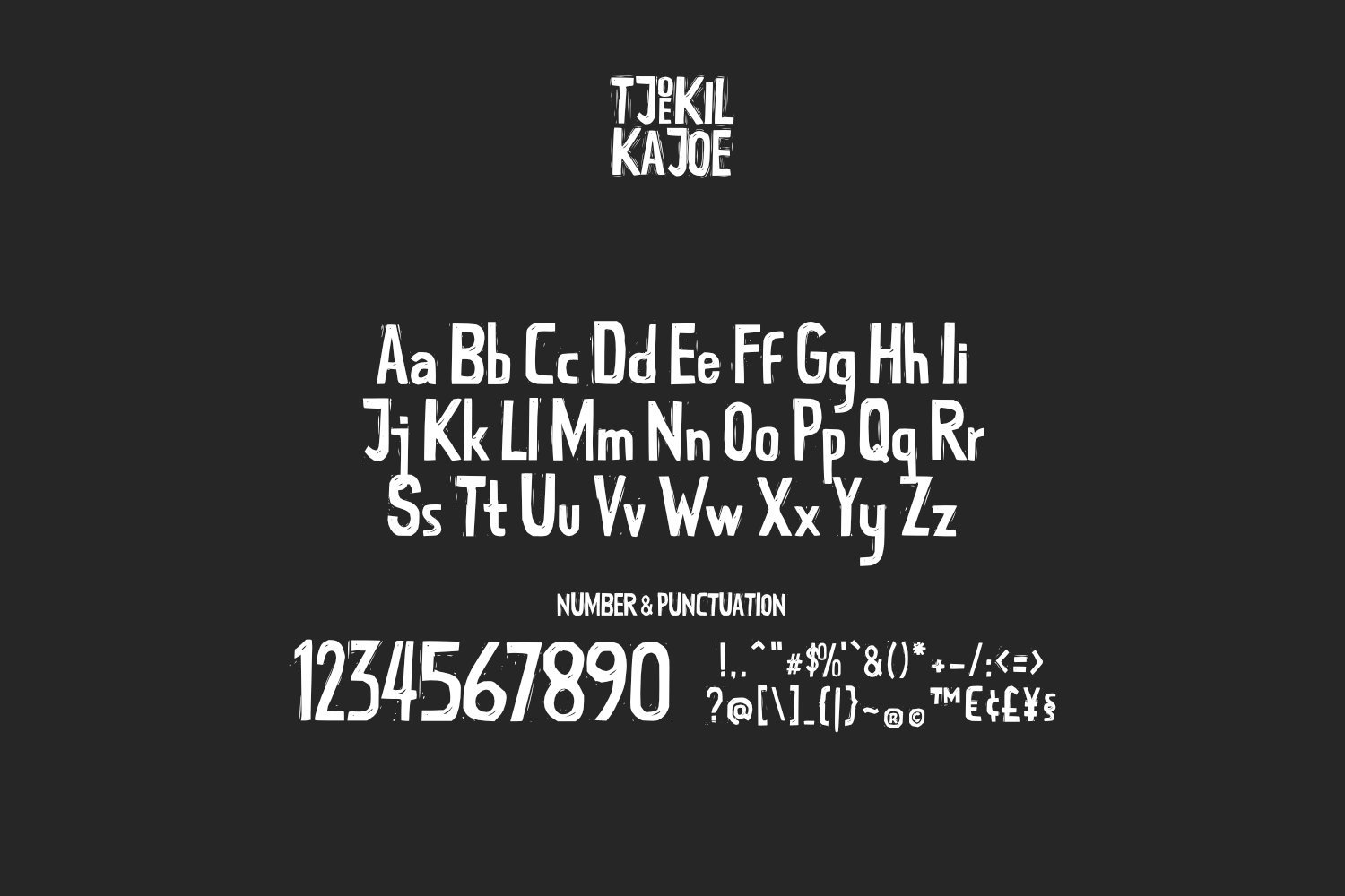 Tjoekil Kajoe - Vernacular Type - Design Cuts