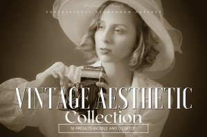 Sepia Vintage Aesthetic Lightroom Presets Collection
