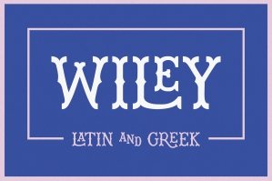 Wiley Decorative Font