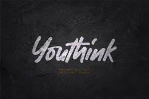 Youthink - Unique Marker Font