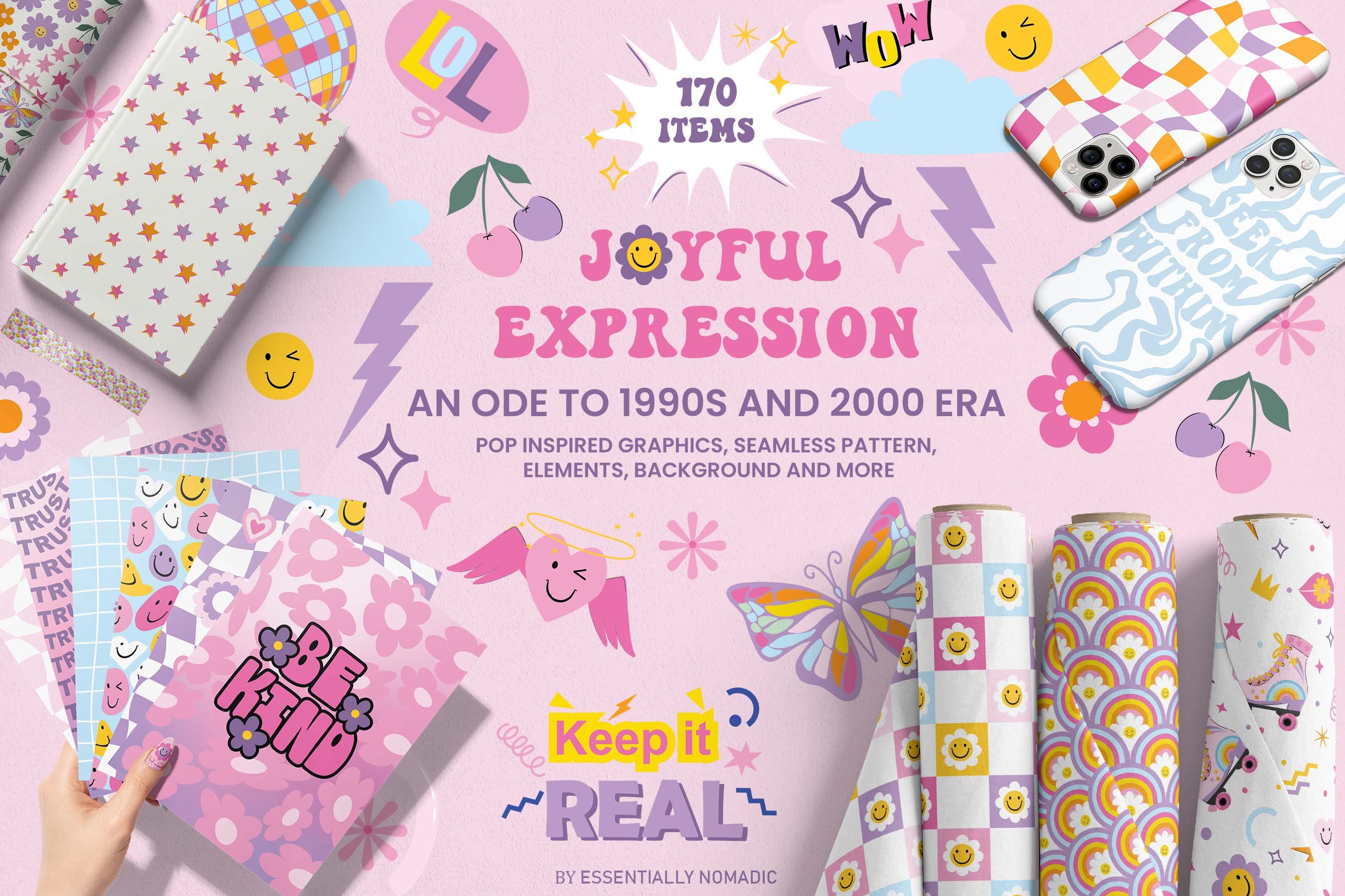 90s-Y2K Graphic Pattern Collection