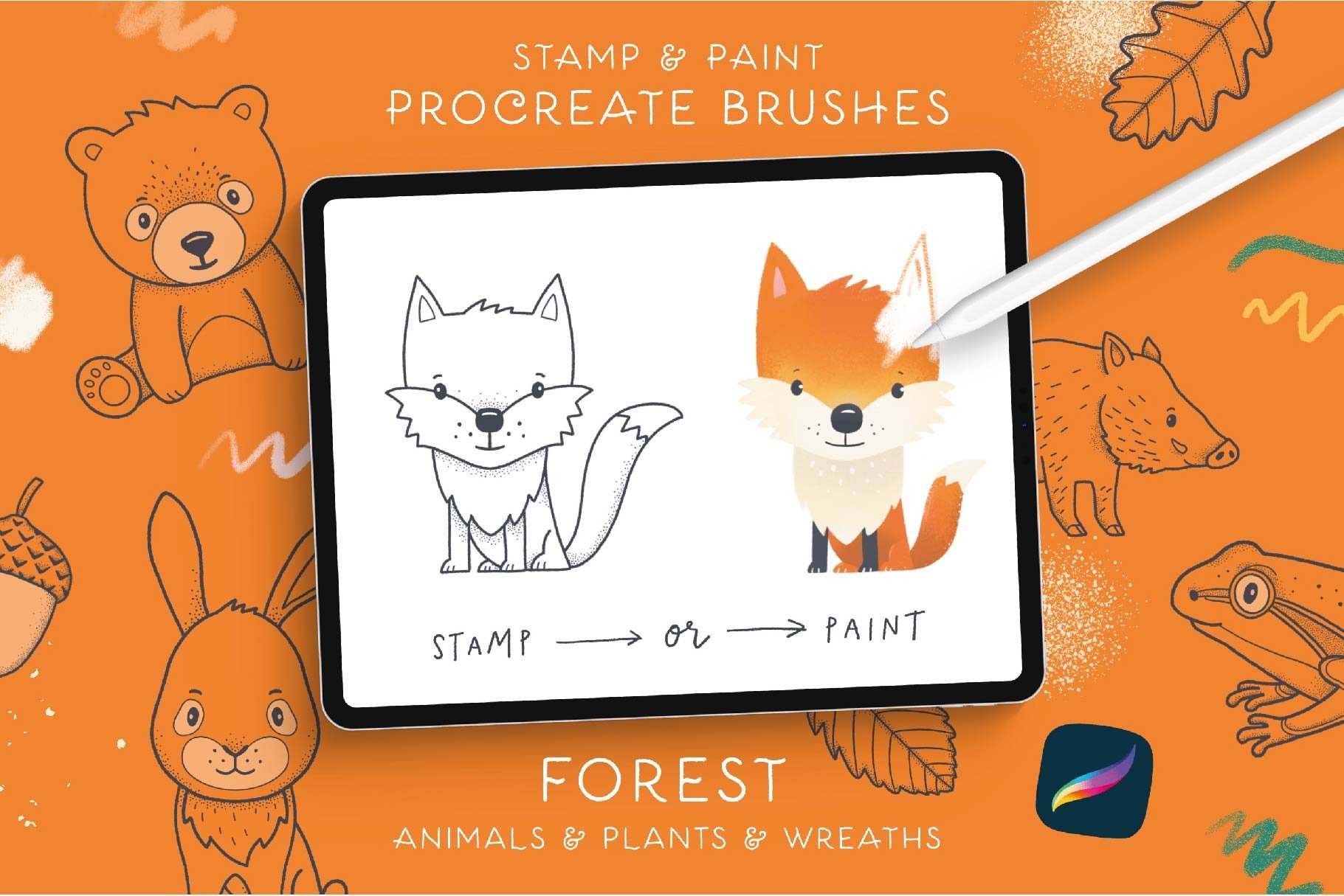 forest-animals-for-procreate-design-cuts