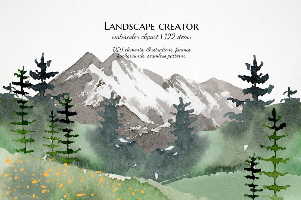 landscape design clipart