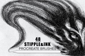 Stipple & Ink Procreate Brushes Pack
