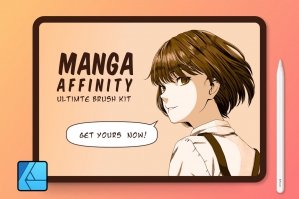 Manga Affinity Brushes & Anime Pens