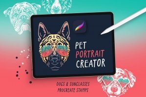 Pet Portrait Creator For Procreate