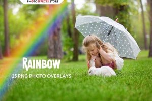25 Rainbow Photo Overlays