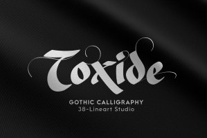 Toxide - Gothic Calligraphy Font